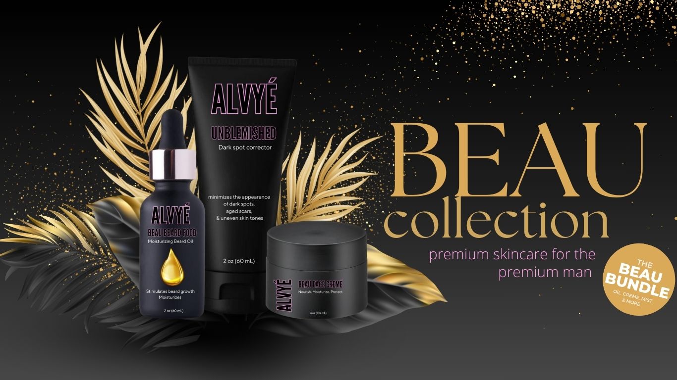 ALVYE BEAU Black Gold Glitter Luxury (Website)